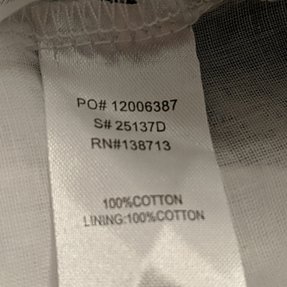 DOE & RAE Ruffle Hem Dress With Tie Straps ~ NWOT - Picture 15 of 16